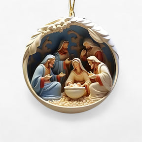 home & garden : Creatieve Familie Scène - Warme Decoratie voor de Kerstboom in A van Pantino
