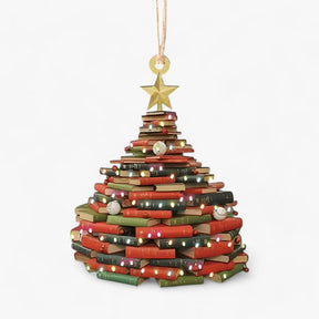home & garden : Pendentief Boeken in Plat 2D Acryl - Creatieve Kerstdecoratie voor Huis en Raam in Stijl 9 van Pantino