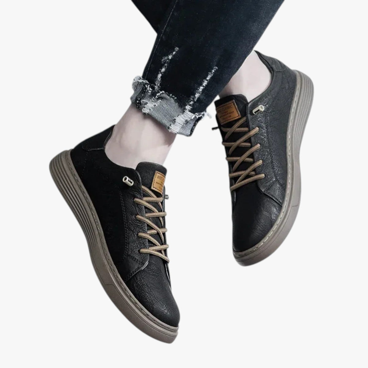 Oxford Schoenen van Echt Italiaans Leer Elegantie en Comfort Heren