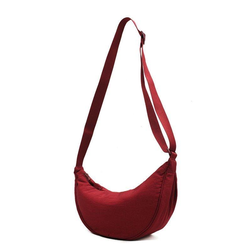 Tassen : Mila Trendy Schoudertas - Beige in Rood van Pantino