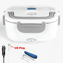 gadgets : FreshHeat - Elektrische Lunchbox - Draagbare Voedsel Verwarmers voor Kantoor en School in Auto-lader en US-stekker van Pantino