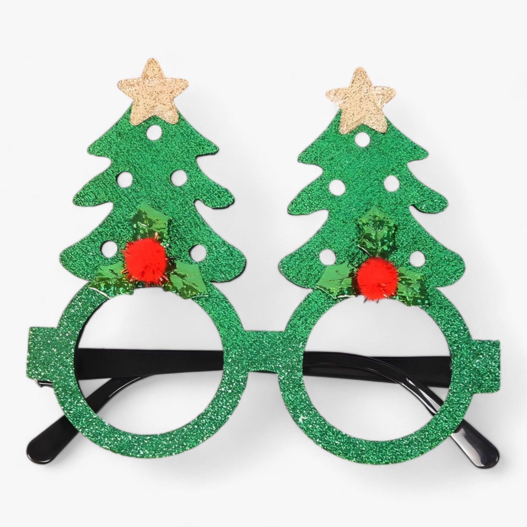 Party Glasses : Bril Heren - Feestelijke Celebrant - Kerstbril met Kerstman, Kerstboom en Sneeuwman in O van Pantino