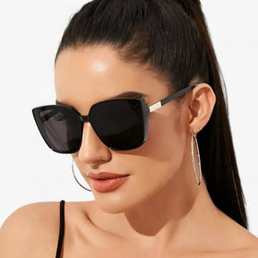 Cat Eye Sunglasses : Zonnebril Oranje Grijs - Mariana Vintage Kat-ogle - Chic en Gedurfde Stijl in van Pantino