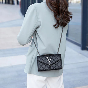 bags : Belle Handbag Leer Zwart in van Pantino