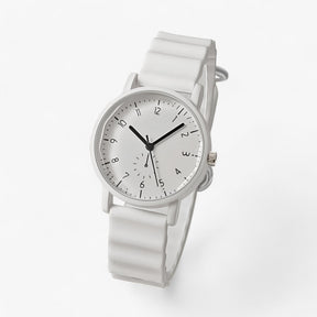 watches : Gelé Horloge Dames - Elegante Siliconenarmband Perfect voor Golf - Beige in van Pantino