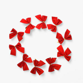 home & garden : 12 Rode Strikken - Festieve en Elegante Decoratie voor de Kerstboom in van Pantino