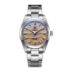 watches : Horloge Heren Wit - Horizon Luxe Herenhorloge - Verfijning Rond Elke Pols in Bruin van Pantino