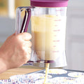 Handige Beslag Dispenser - Pannenkoeken & Cupcakes in een Handomdraai - Paars
