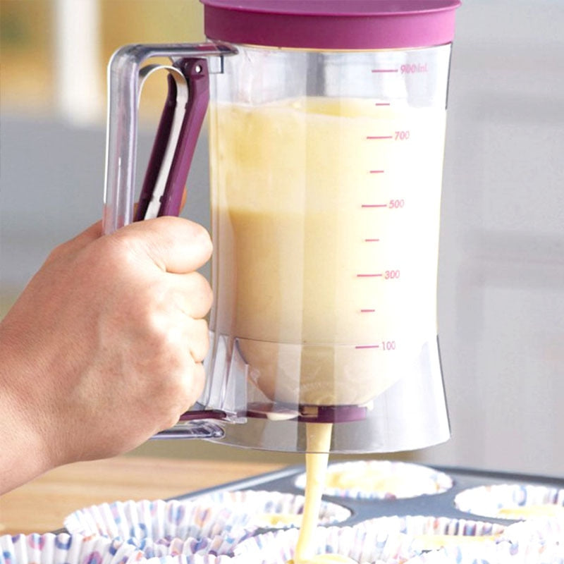 home & garden : Handige Beslag Dispenser - Pannenkoeken & Cupcakes in een Handomdraai - Paars in Paars van Pantino