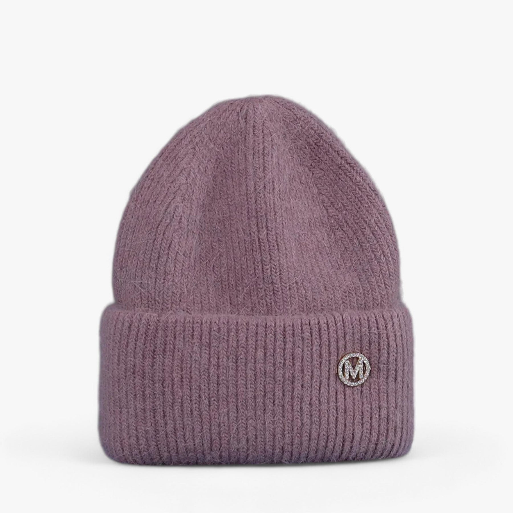 Winter Hat : Muts Dames Lichtblauw met - Wintermuts - Luxe Warmte in Bordeaux met M 54cm-60cm van Pantino