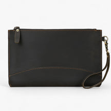 bags : Portemonnee Heren Bruin - Vintage Leren - Duurzaam en Stijlvol in Koffie 2 van Pantino