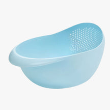 home & garden : Multifunctioneel Rijst - En Groentevaatje van Emma - Wit in Lucht blauw van Pantino