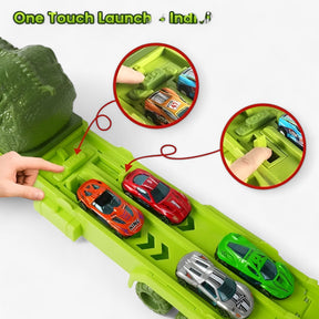 pets : Dinosaurus Race Truck - Eindeloos Plezier - Militair Groen in van Pantino
