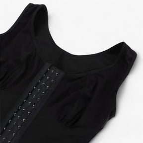 Bodysuit : Bodysuit Zwart - Slank Korset in van Pantino