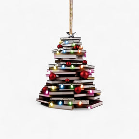 home & garden : Pendentief Boeken in Plat 2D Acryl - Creatieve Kerstdecoratie voor Huis en Raam in Stijl 7 van Pantino
