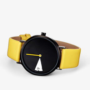 watches : Dameshorloge Alana Wit & Zwart - Roterende Wijzerplaat - Elegant Design - Modern & Stijlvol in van Pantino