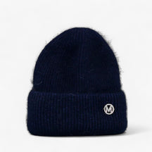 Winter Hat : Muts Dames Wit met - Wintermuts - Winter Warmth in Marineblauw met M 54cm-60cm van Pantino