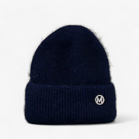Winter Hat : Muts Dames Wit met - Wintermuts - Winter Warmth in Marineblauw met M 54cm-60cm van Pantino