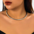 Enkele Gouden Choker Ketting - Stijloptie voor Elke Feestlook Lana Donna