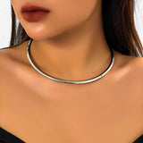 Enkele Gouden Choker Ketting - Stijloptie voor Elke Feestlook Lana Donna