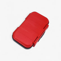 Portable Safe : Draagbare ABS Veiligheidskoffer voor Waardevolle Spullen - Grijs in Rood van Pantino