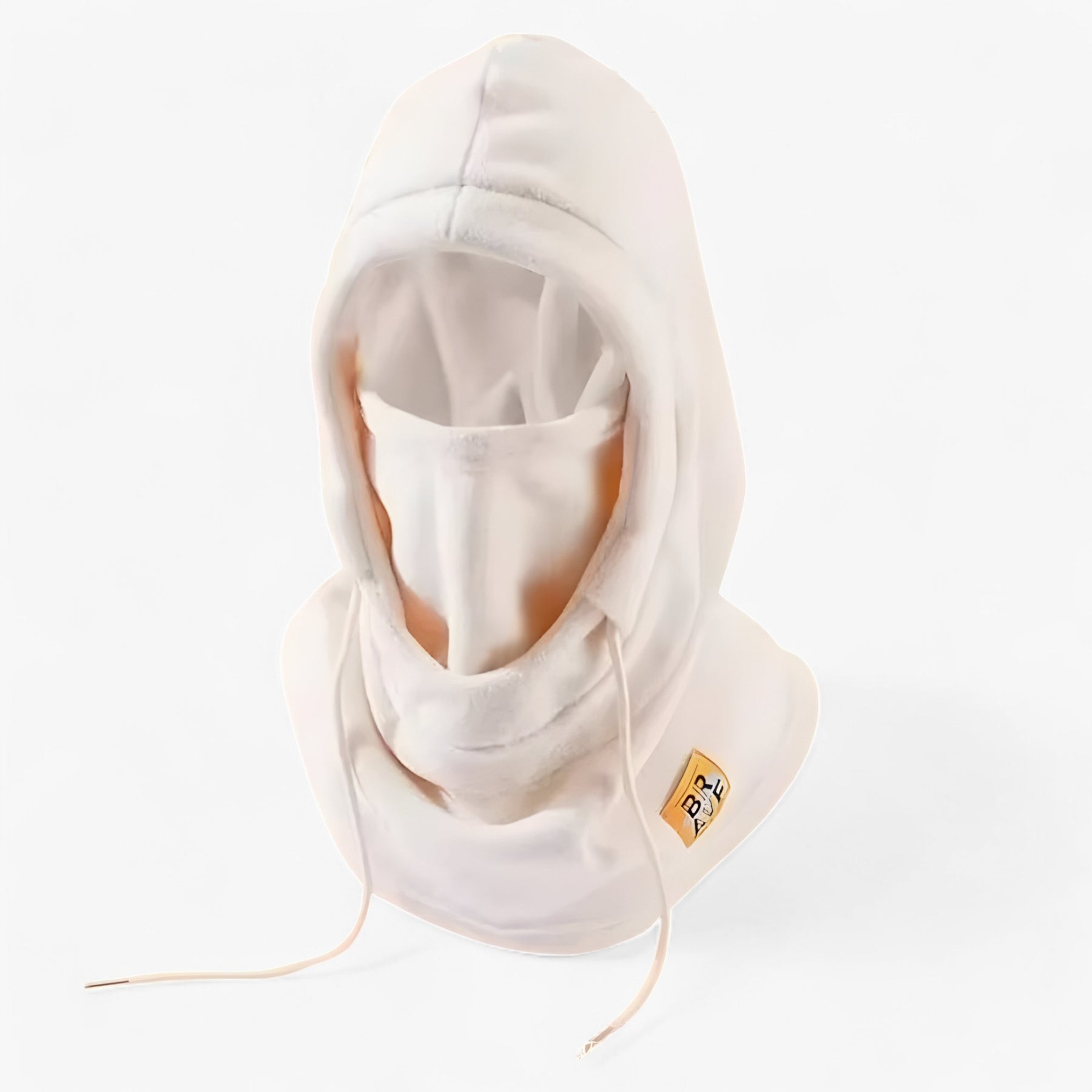 Winter Hat : Winter Hoed 3-in-1 - Bescherming & Comfort - Roze met Capuchon in Off white met capuchon Één maat van Pantino