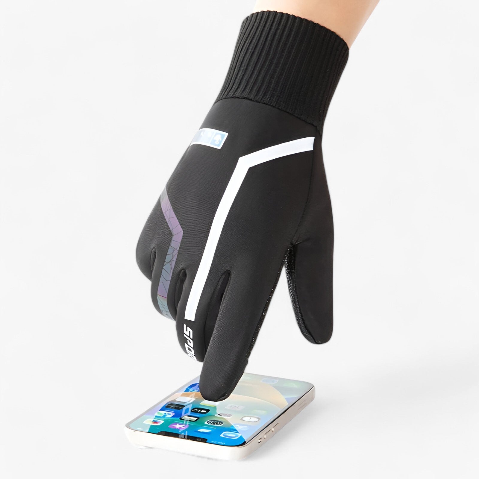 Gloves : Handschoenen Grijs - Warme Winterhandschoenen - Met Reflectie en Touchscreen in van Pantino