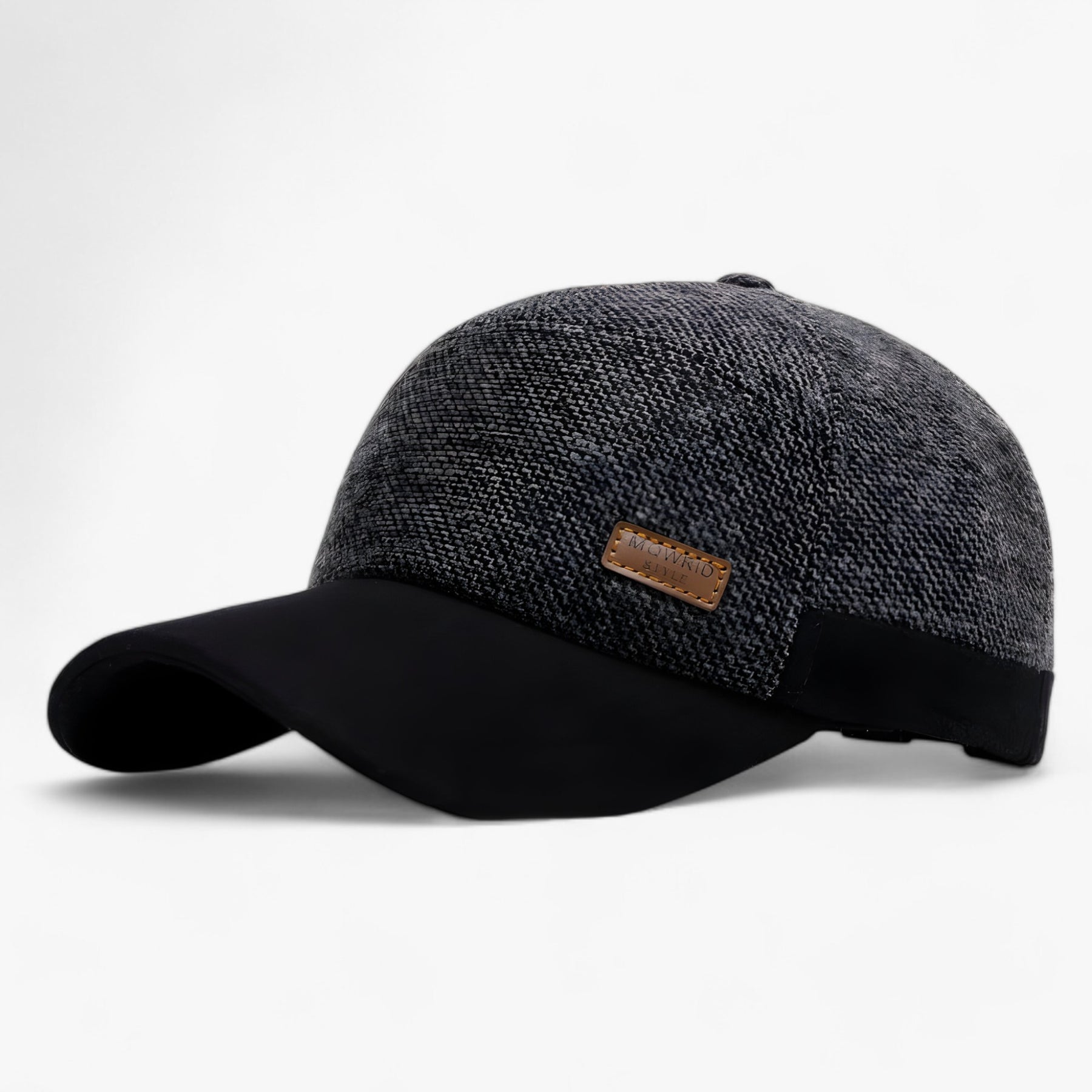 Baseball Cap : Vintage Baseballpet - Stijlvolle Warmte en Oorbescherming - Blauw in Grijs 56-61cm van Pantino