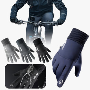 Men's Gloves : Handschoenen Heren Blauw - Warme en Waterdichte in van Pantino