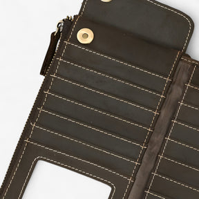 bags : Compact en Dames Default Vintage Leer in van Pantino