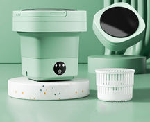 home & garden : FoldaWash - De Handige Opvouwbare Mini Wasmachine met Droger - Groen in Groen van Pantino