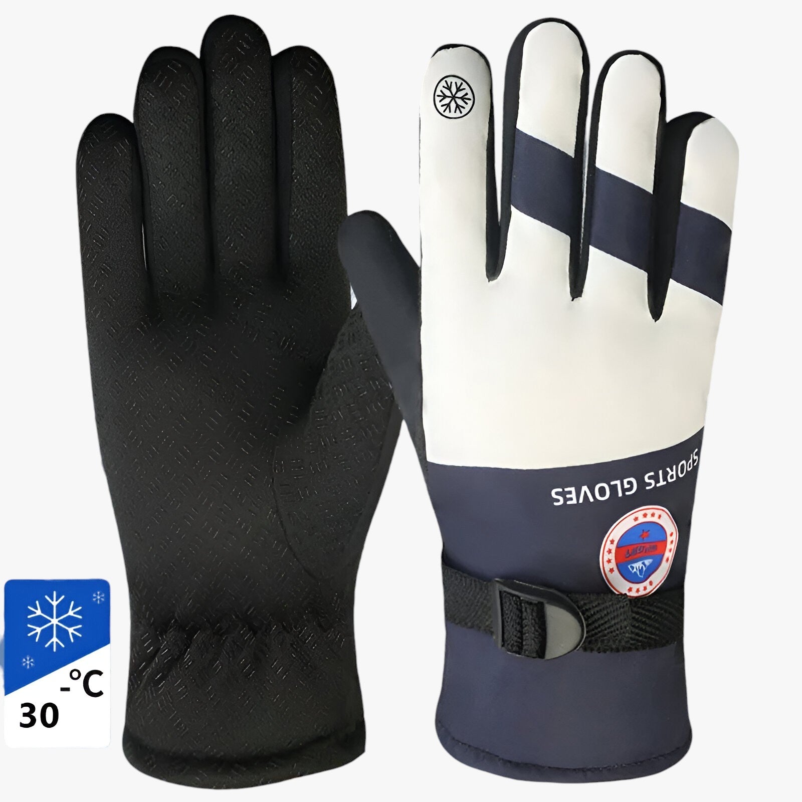 Winter Gloves : Handschoenen Wit - Warme Winterhandschoenen - Waterdicht en Antislip in van Pantino