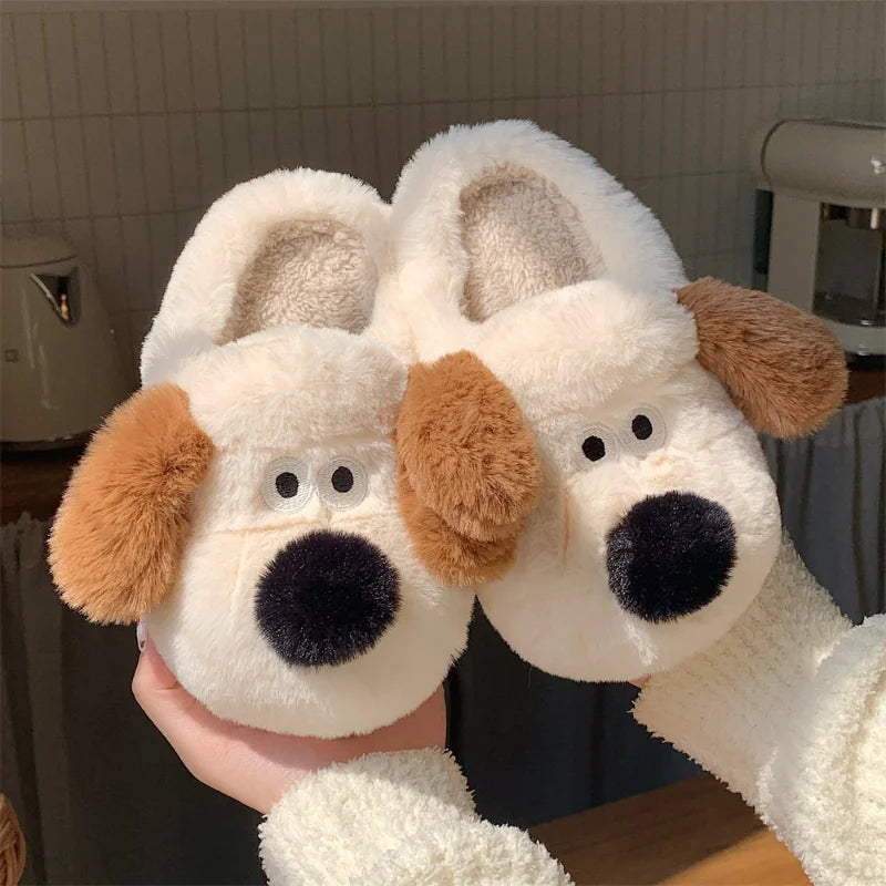 other : HappySlides - Fluffy Editie Fleece - Wit in van Pantino