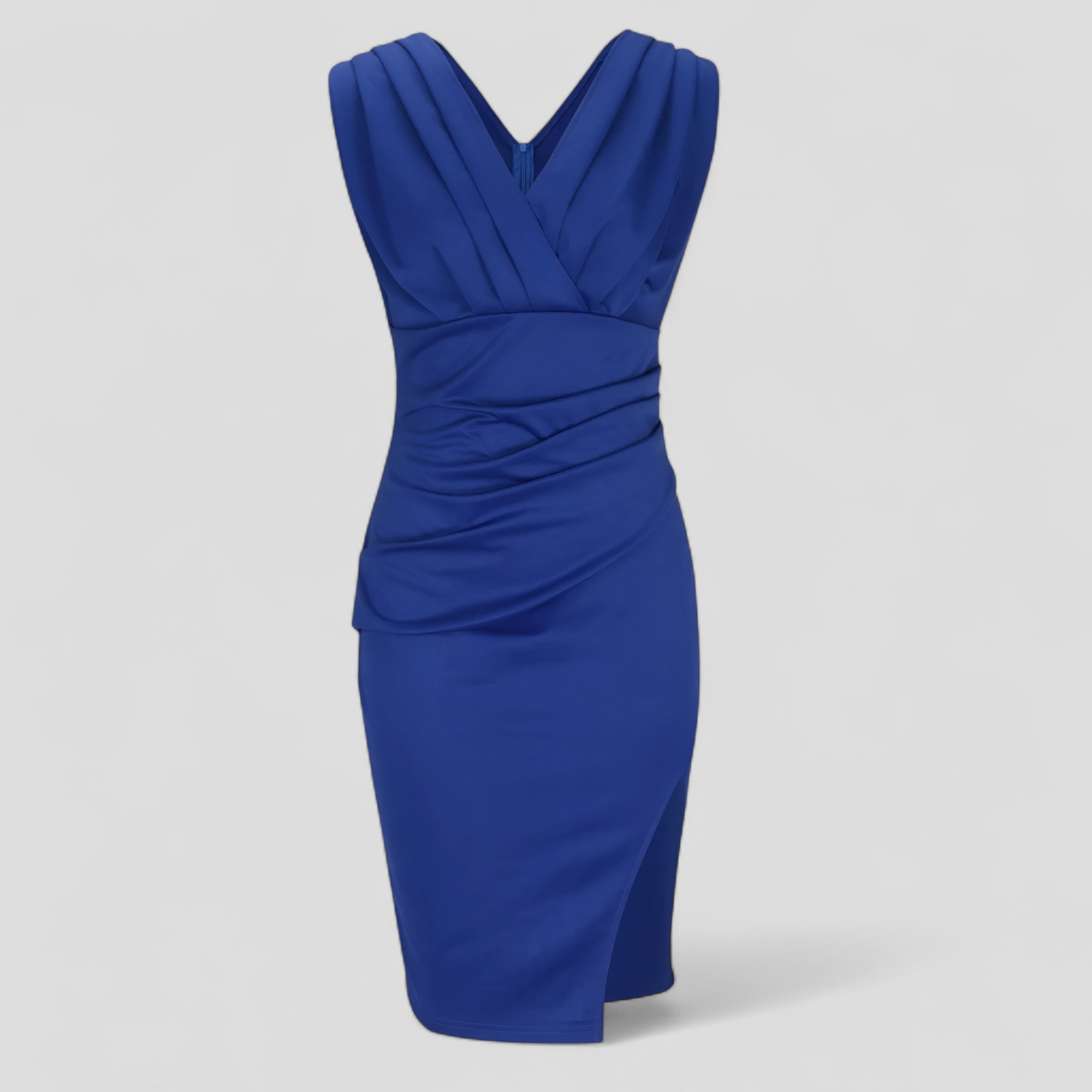 Elegante Dames Galajurk met V-hals, Lange Formele Avondjurk