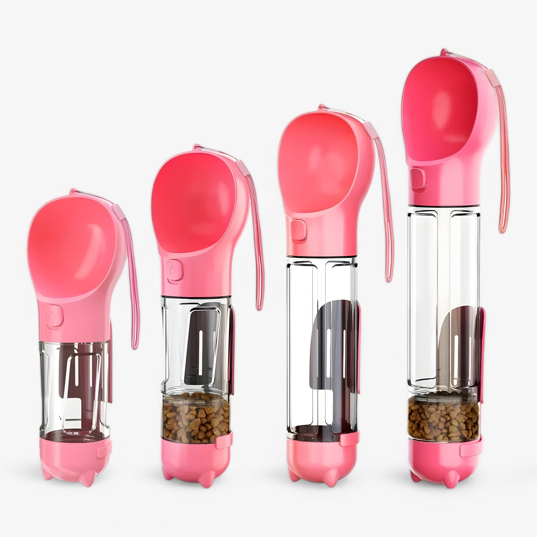 pets : 3 in 1 Honden Drinkfles - Blauw in Roze van Pantino