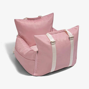 pets : Honden Autostoel Reistas Luxe - Veiligheid en Comfort Autorit - Oxford in Roze 55cm X 55cm X 30cm van Pantino