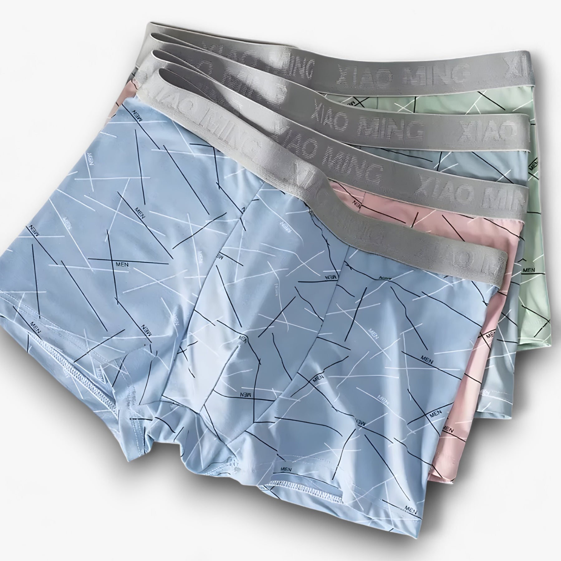 Men's Boxers : Heren Boxers - Lichtgewicht Stof voor Ademende Pasvorm (5+5 Gratis) - Roze in van Pantino