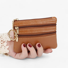 bags : Schoudertas voor Vrouwen Dames - Compakt en Elegant met Drie Ritsen - Rood in van Pantino