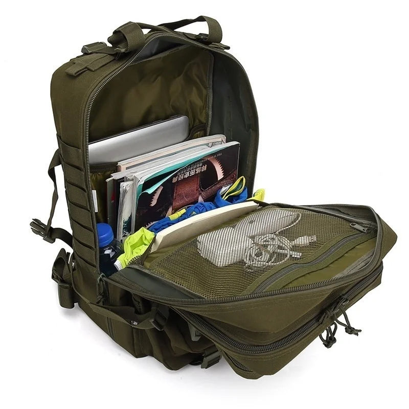 outdoor equipment : TrailMaster Tactical Rugzak - Waterdicht - Bruin in van Pantino