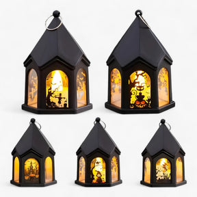 home & garden : Halloween Pompoen Lantaarn - Sfeervolle Straling voor Angstaanjagende Decoratie in van Pantino