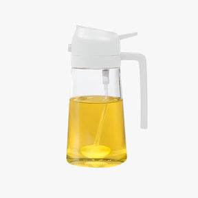 Oil Sprayer : 2-in-1 Olie Spray & Gieter - Precisiedosering, Minder Verspilling in Wit-Plastic-500ml van Pantino