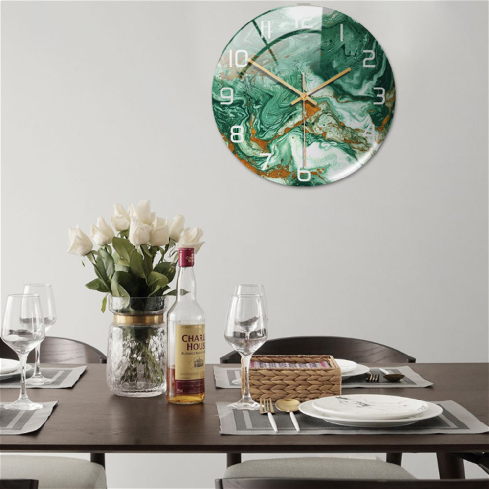 home & garden : Timeless Marble Klok Groen in van Pantino