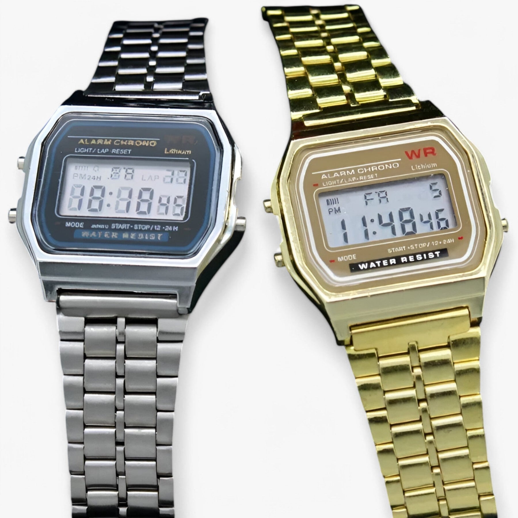 watches : Horloge Rosé Goud - Roestvrij Staal Militair Digitaal in van Pantino