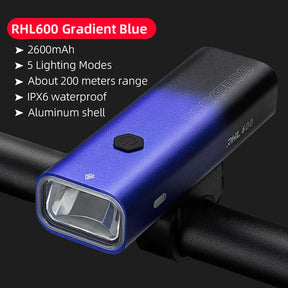 outdoor equipment : Koplamp voor Fietsen - RHL600 Blauwe Type-C in van Pantino
