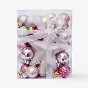 home & garden : Sophia's Deco - Set van 30 Kerstversieringen - Transformeer Uw Boom met Feestelijke Elegantie in Roze van Pantino