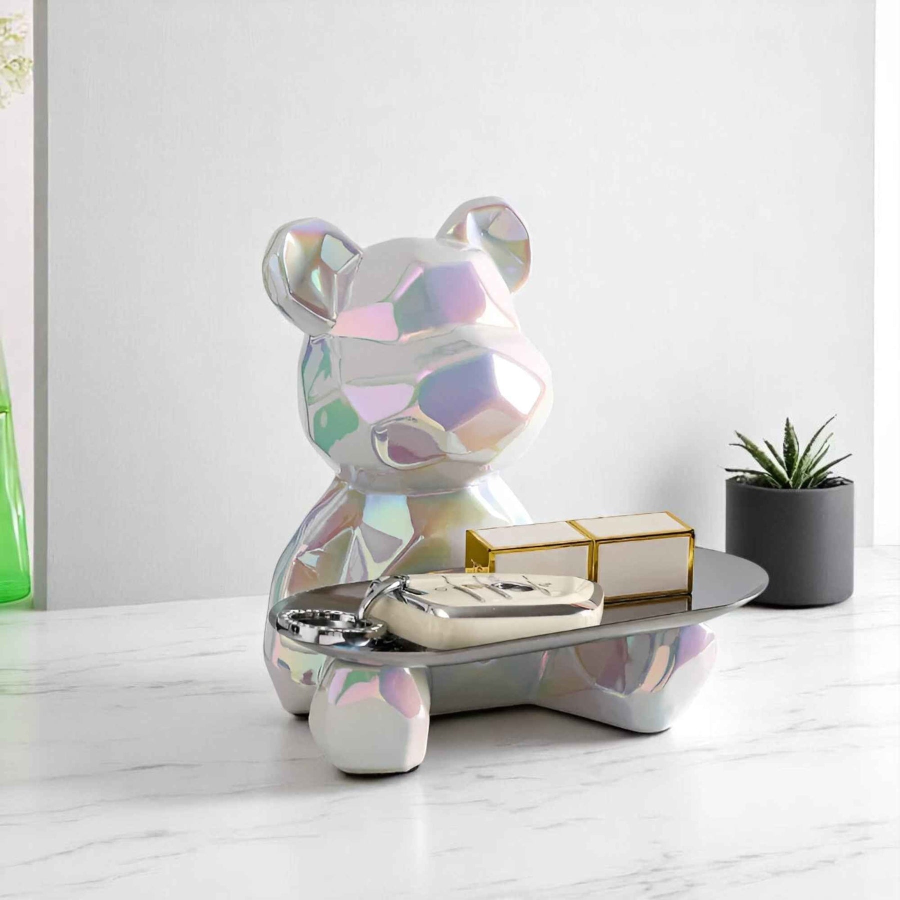 Boîtes décoratives : Multifunctioneel Keramisch Decoratieobject voor een Praktische Stijl Metaal in van Pantino