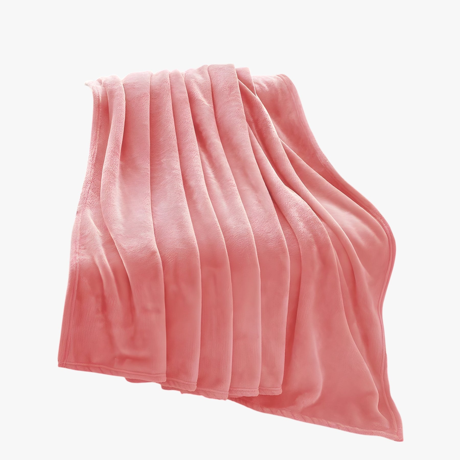 home & garden : Zachte Flanellen Deken - Warmte en Comfort - Zwart in Roze van Pantino