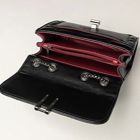 bags : Deborah Handbag Leer Zwart in van Pantino