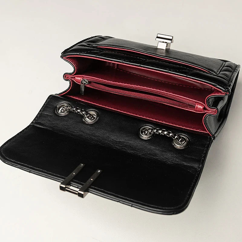 bags : Deborah Handbag Leer Zwart in van Pantino