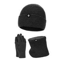 Winter Set : Men 3 in 1 Winter Set Elegant - Zwart in Zwart van Pantino